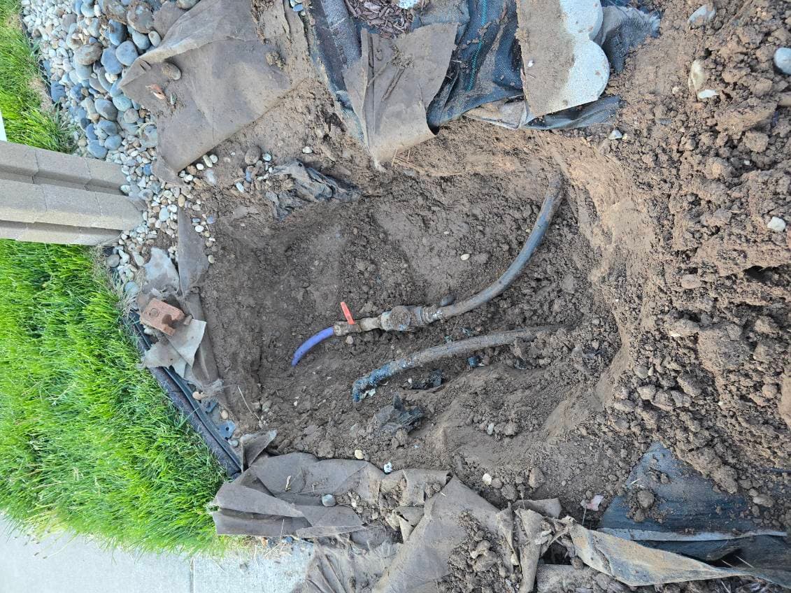 Efficient Lawn Care with New Water Valve Installation image